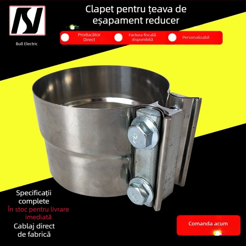 Buffalo conductă de evacuare auto din oțel inoxidabil, cu clemă universală pentru țevi (Brand: Buffalo; Categorie: Accesorii auto; Material: Oțel inoxidabil)