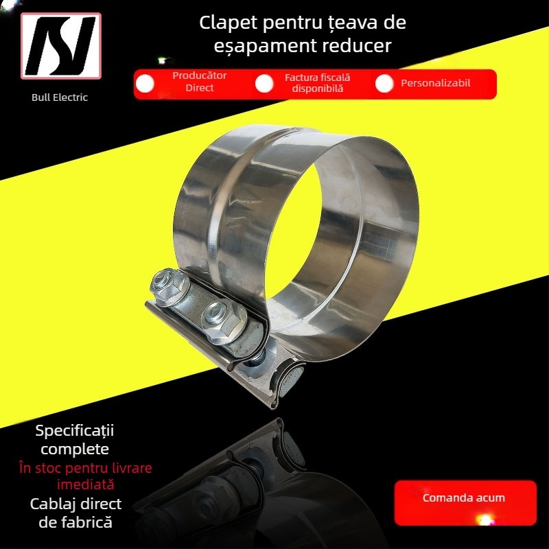 Buffalo conductă de evacuare auto din oțel inoxidabil, cu clemă universală pentru țevi (Brand: Buffalo; Categorie: Accesorii auto; Material: Oțel inoxidabil)