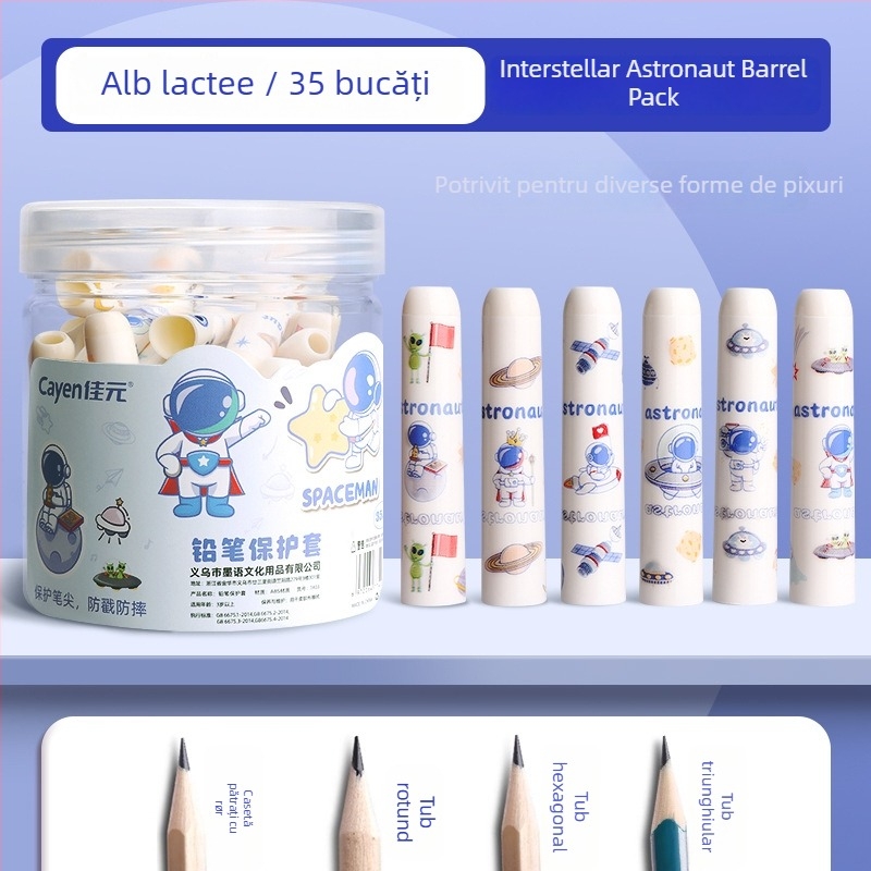 Cap de creion extensibil, din plastic, ambalat în cutie