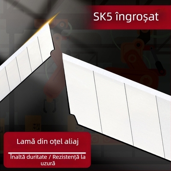 Lama pentru cutter universal SK5 oțel, utilizare industrială, pentru tapet și tăierea hârtiei - M&G Morning Light