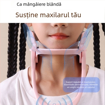 Connishen Colier cervical pentru copii, îmbunătățit, pentru corecția posturii – ABS+PC, suport pentru gât, model H304, garanție 6 luni