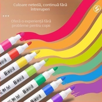 Listen Yuxuan 208 marker acrilic cu vârf unic – set pentru elevi de artă și copii