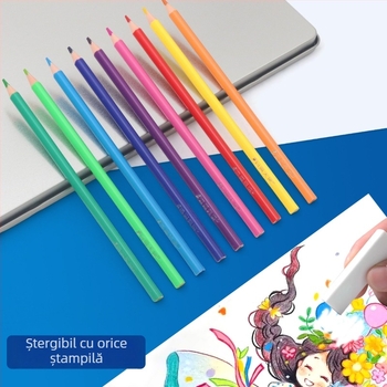 Set de creioane colorate pentru copii, 48 de culori, carcasă din plastic, etichetare în loturi mici, Tip: Alt (Brand: Peng sheng; Carcasă: Plastic; Etichetare: Personalizare în loturi mici; Tip: Alt)