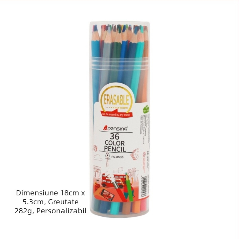 Set de creioane colorate pentru copii, 48 de culori, carcasă din plastic, etichetare în loturi mici, Tip: Alt (Brand: Peng sheng; Carcasă: Plastic; Etichetare: Personalizare în loturi mici; Tip: Alt)