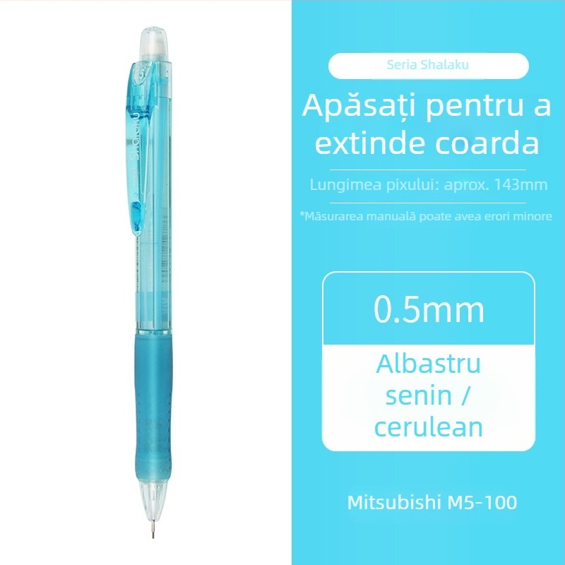 Creion mecanic M5-100 UNI/Mitsubishi, corp din plastic, 12 buc. per cutie, pentru scriere