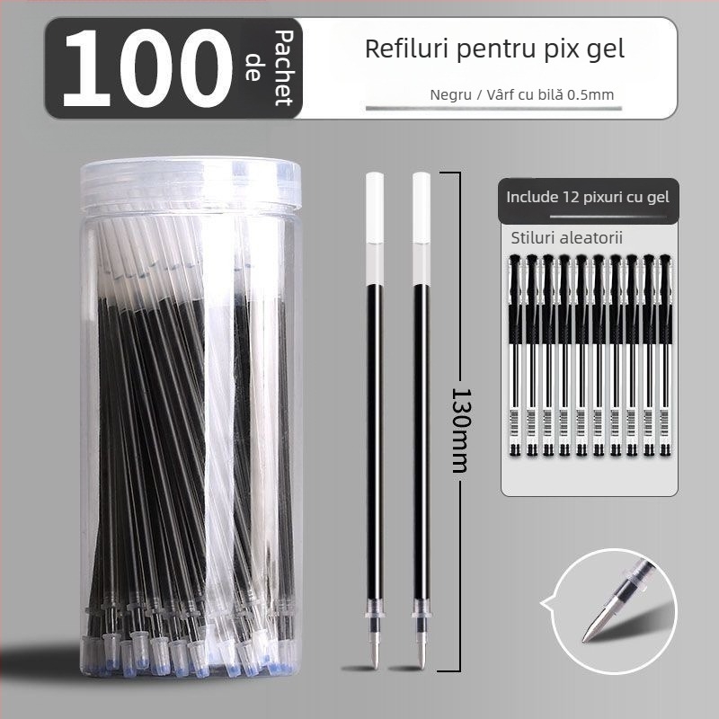 Reîncărcare pix gel, model 209-0208, filetare 0,7 mm, corp din plastic, marcă Excellent