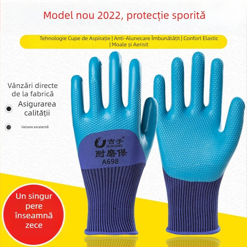 Mănuși de protecție din piele de vită pentru utilizare generală (Brand: altul; Funcție: altă; Material: piele de vită)