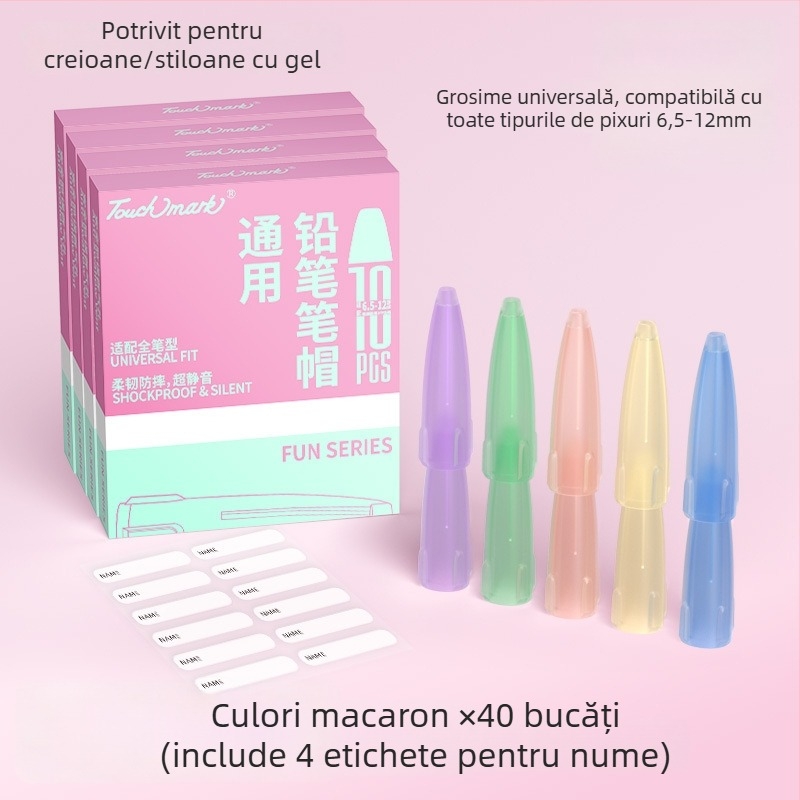 Capac de creion Touchmark, TPU, pachet 10, protecție pentru creion