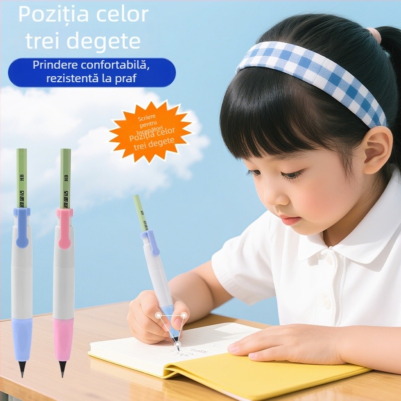 Suport pentru creion pentru începători — corector de prindere și postură, din plastic, 1 bucată, pentru elevi din învățământul primar