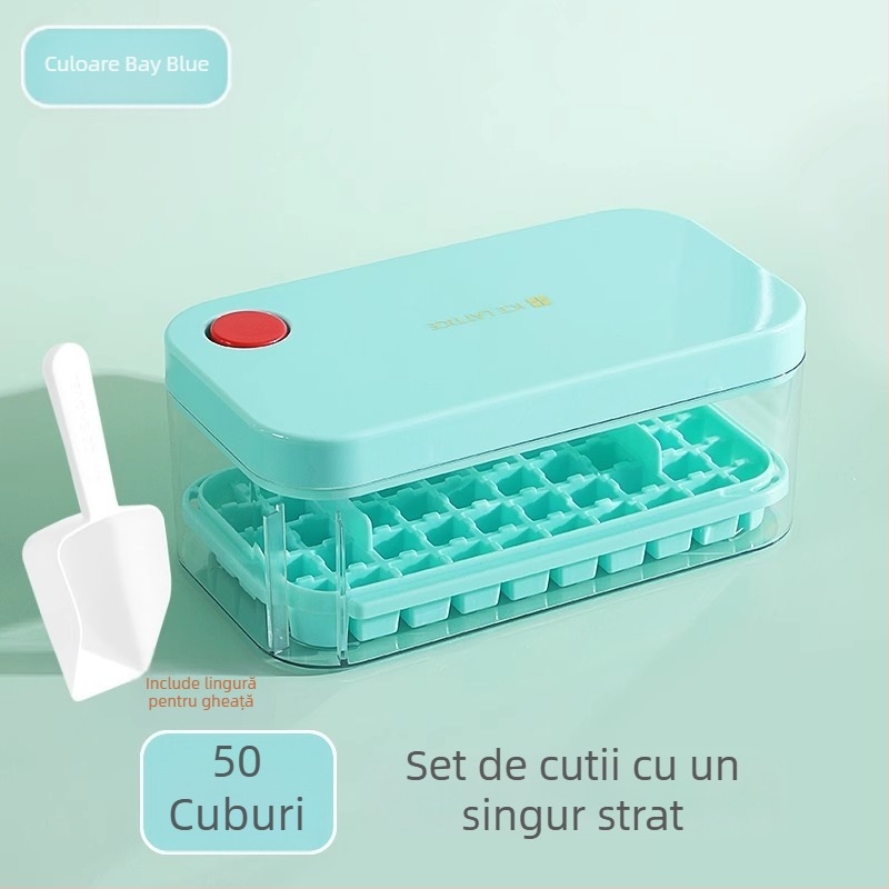 Friendly tavă pentru cuburi de gheață – 2L PP, înghețare rapidă, eliberare ușoară