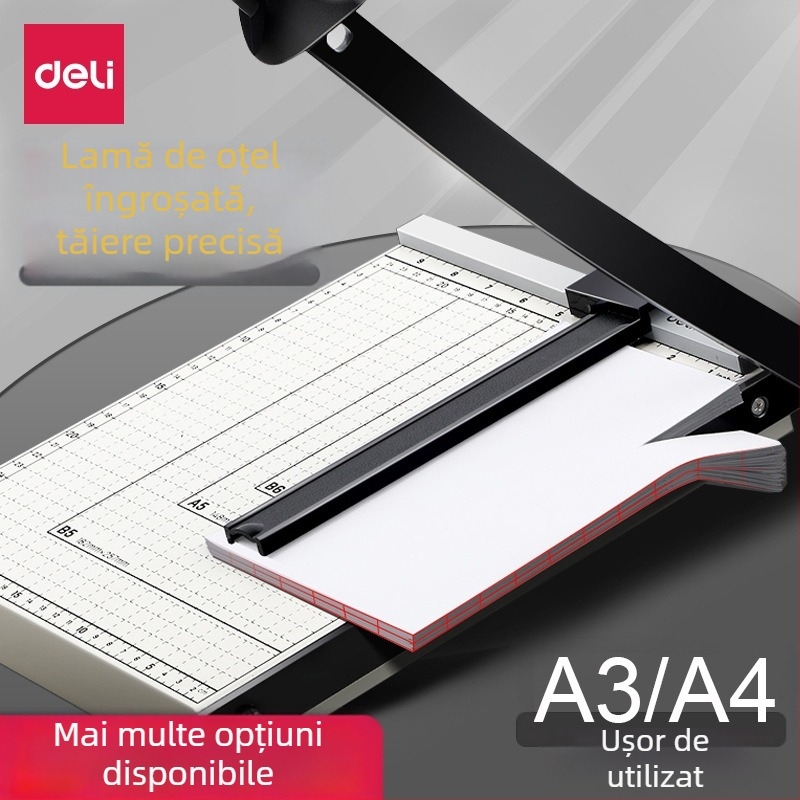Deli 8014 tăietor de hârtie metalic de birou