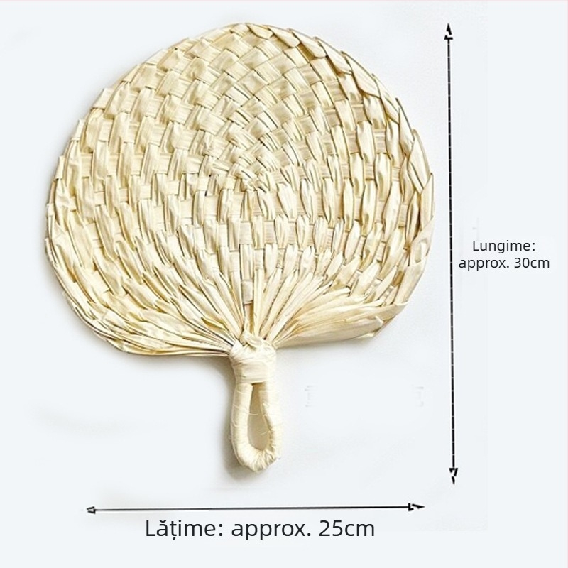 Ventilator manual, țesut din frunze de floarea-soarelui, potrivit pentru elevi