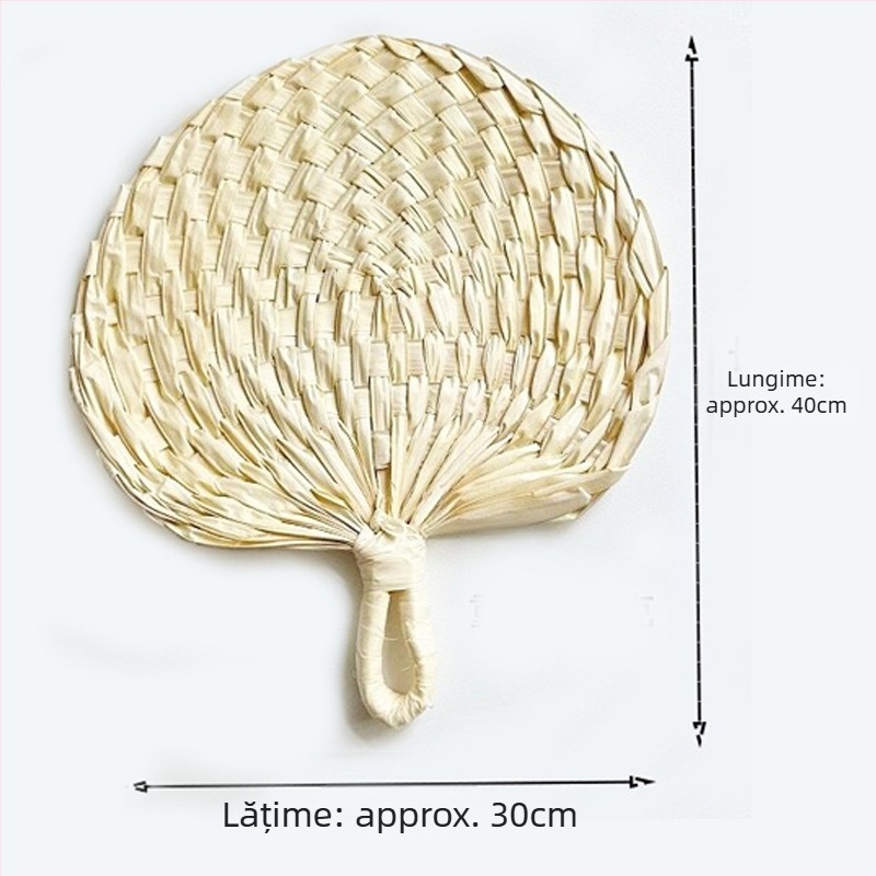 Ventilator manual, țesut din frunze de floarea-soarelui, potrivit pentru elevi