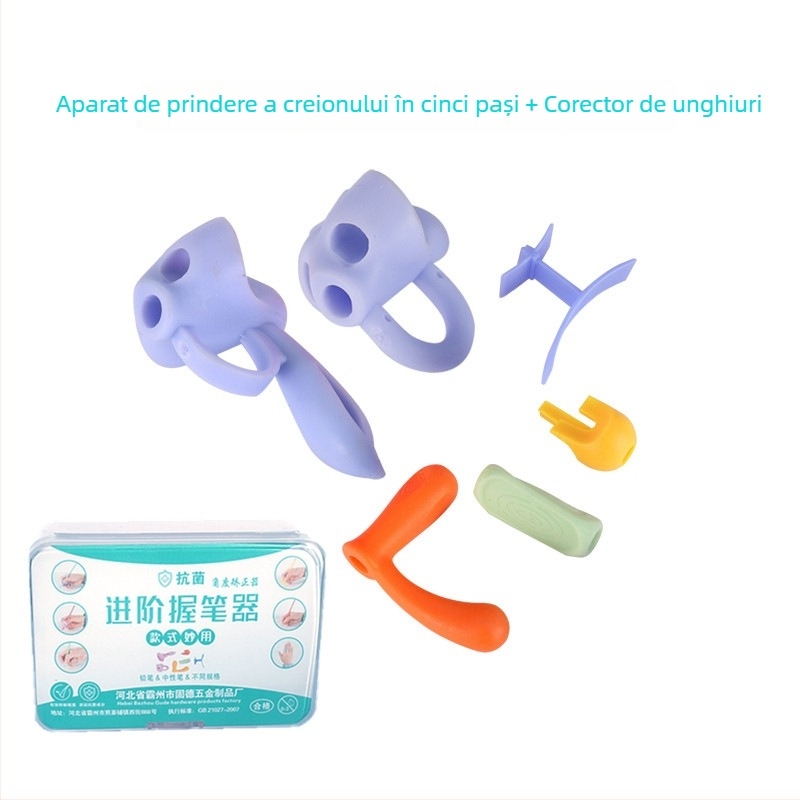 Set pentru prinderea creionului pentru copii – corectarea poziției de scriere, suport din plastic, ambalaj în cutie de depozitare, brand Youxuemei