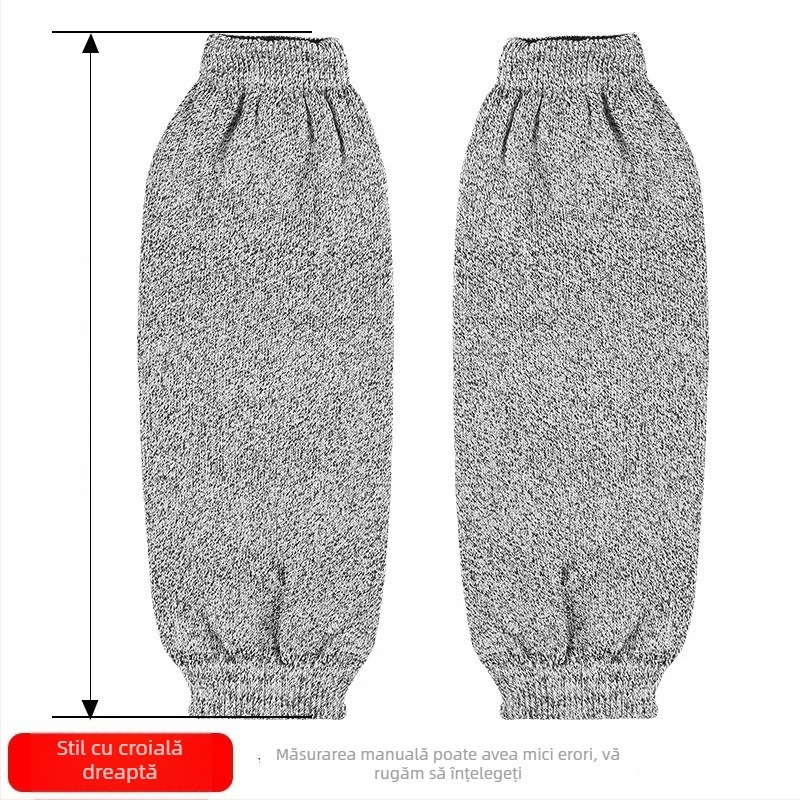 Manșon anti-tăiere pentru braț – nivel 5, respirabil, rezistent la uzură, protecție împotriva zgârieturilor și tăierii cu cuțitul, HPPE/Nylon/Nitril/TPR