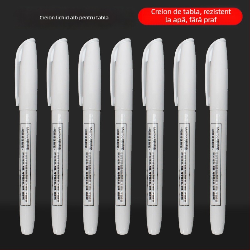 Markere ștergătoare pentru tablă albă, pe bază de apă, carcasă din plastic, lățime linie 2, pentru pictură