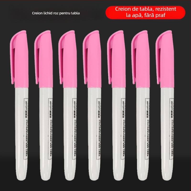 Markere ștergătoare pentru tablă albă, pe bază de apă, carcasă din plastic, lățime linie 2, pentru pictură