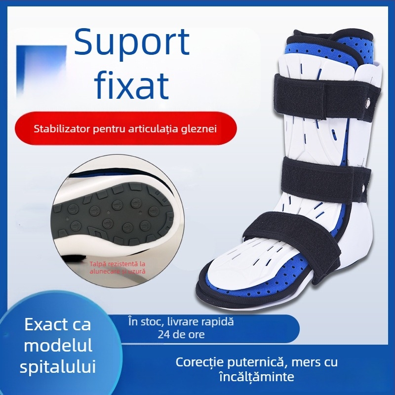 Orteză scurtă pentru picior și gleznă cu suport pentru pronație/supinație a piciorului, fixator de gleznă pentru reabilitare (Brand Kang Yongzhi; Material: PP și țesătură compozită; Potrivit pentru: picior; Origine: Hengshui; Garanție: 3 luni)