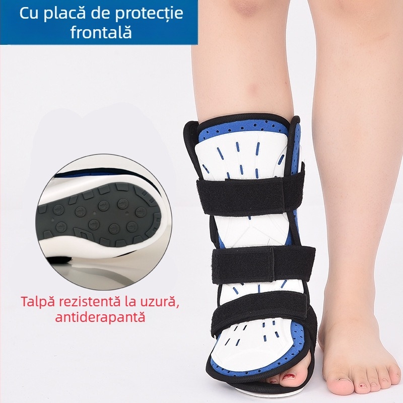 Orteză scurtă pentru picior și gleznă cu suport pentru pronație/supinație a piciorului, fixator de gleznă pentru reabilitare (Brand Kang Yongzhi; Material: PP și țesătură compozită; Potrivit pentru: picior; Origine: Hengshui; Garanție: 3 luni)