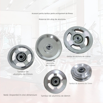 Kladka pentru echipamente de fitness – Weichen; aliaj de aluminiu pentru aviație; destinat echipamentelor de fitness și accesorilor de protecție sportive