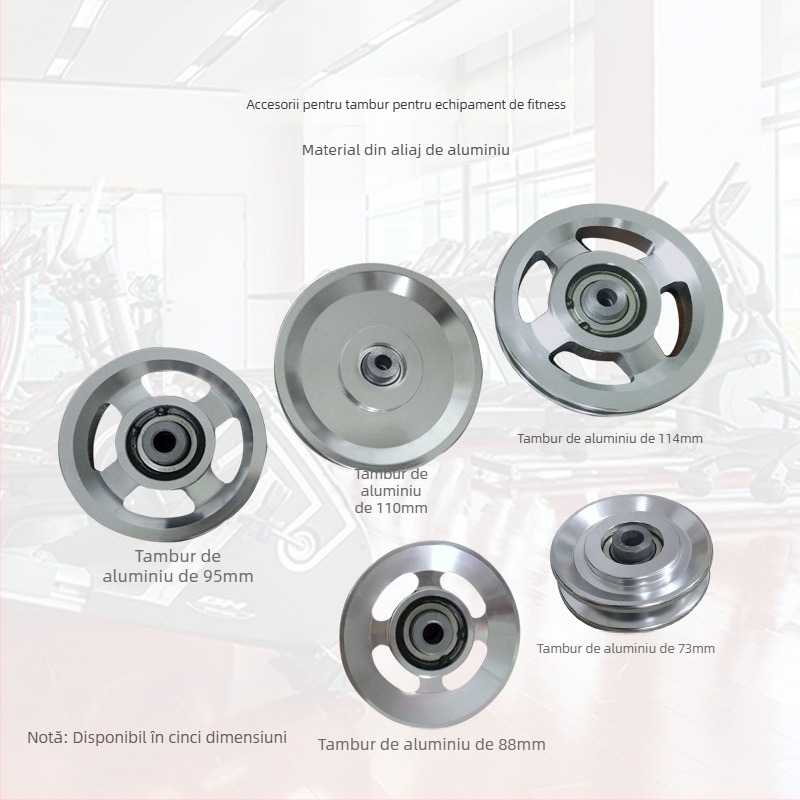 Kladka pentru echipamente de fitness – Weichen; aliaj de aluminiu pentru aviație; destinat echipamentelor de fitness și accesorilor de protecție sportive