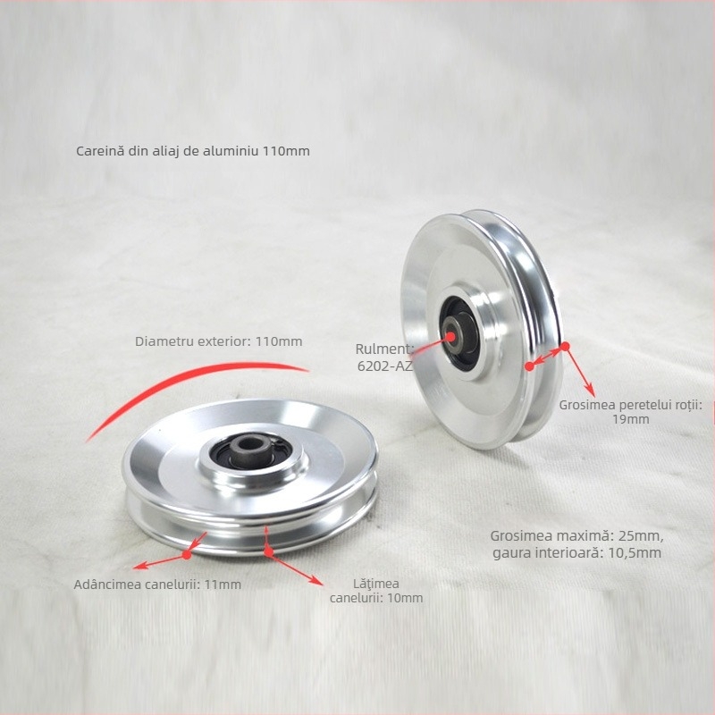 Kladka pentru echipamente de fitness – Weichen; aliaj de aluminiu pentru aviație; destinat echipamentelor de fitness și accesorilor de protecție sportive