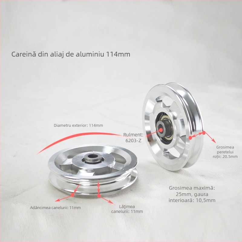 Kladka pentru echipamente de fitness – Weichen; aliaj de aluminiu pentru aviație; destinat echipamentelor de fitness și accesorilor de protecție sportive