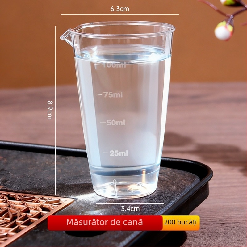 Dispenser pentru băuturi cu scară gradată — plastic transparent dur, 6 kg