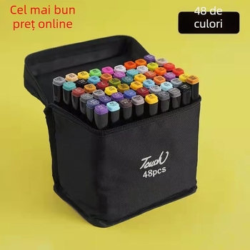 Touch Mark set markeri două capete – cerneală pe bază uleioasă, ambalaj de bază