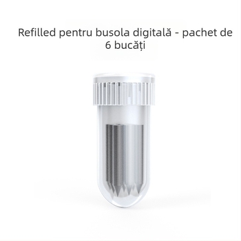 Wusheng cartuș plastic pentru compas cu afișaj digital – 0,5 mm, set de 3 refills pentru pix Penguin și Chubby Bear