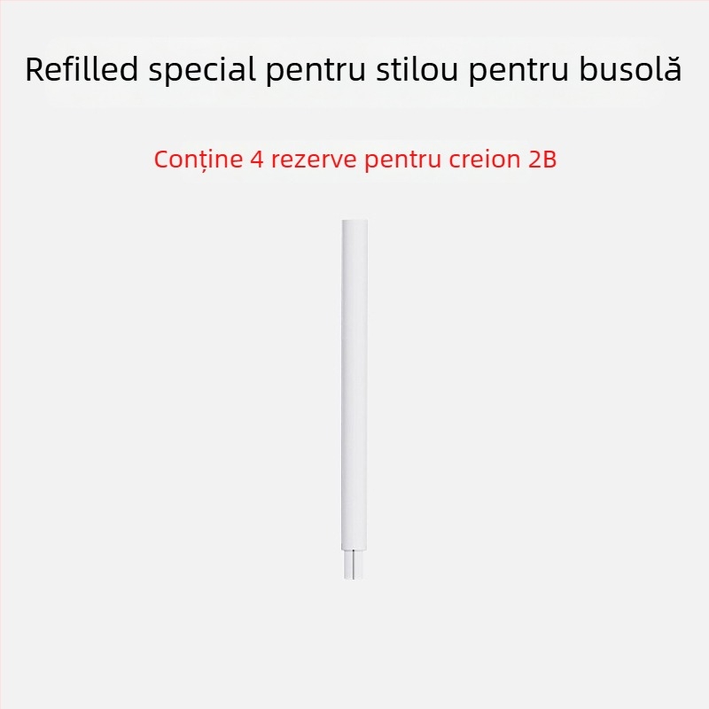 Wusheng cartuș plastic pentru compas cu afișaj digital – 0,5 mm, set de 3 refills pentru pix Penguin și Chubby Bear
