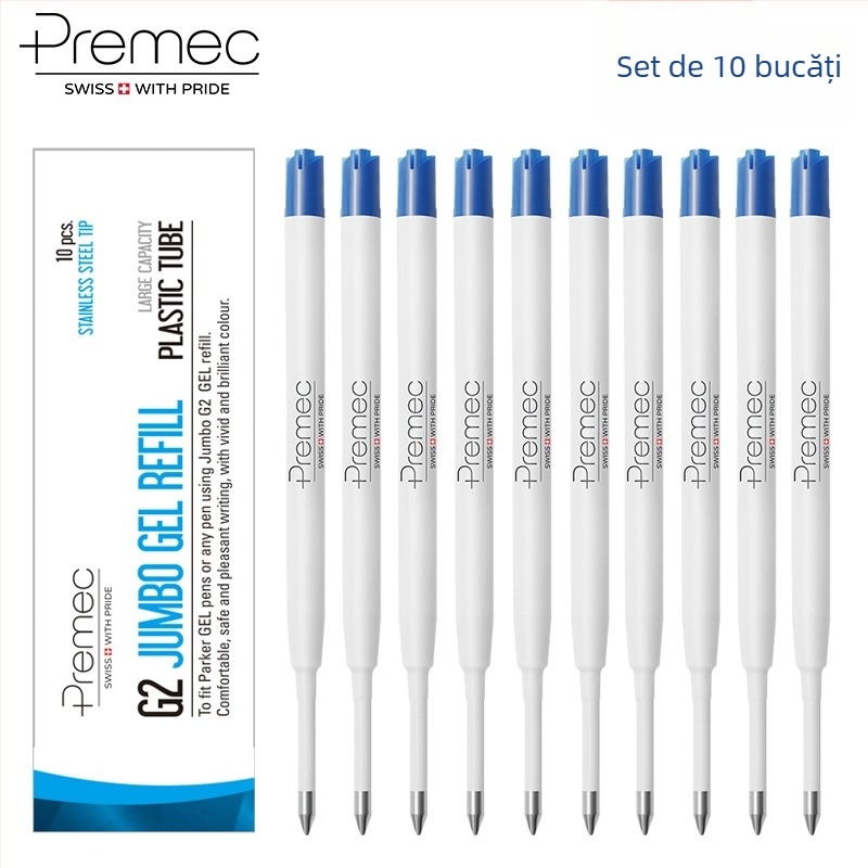 Refil Premec G2 – linie 0,5 mm, pentru scriere, plastic, pachet de 10 bucăți