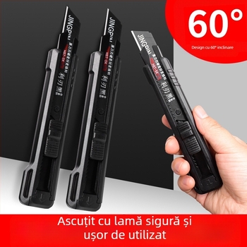 Bahai BH-Tool lamă de artă, construcție din plastic și oțel-carbon, lamă 0,6×18×100 mm, greutate 90 g