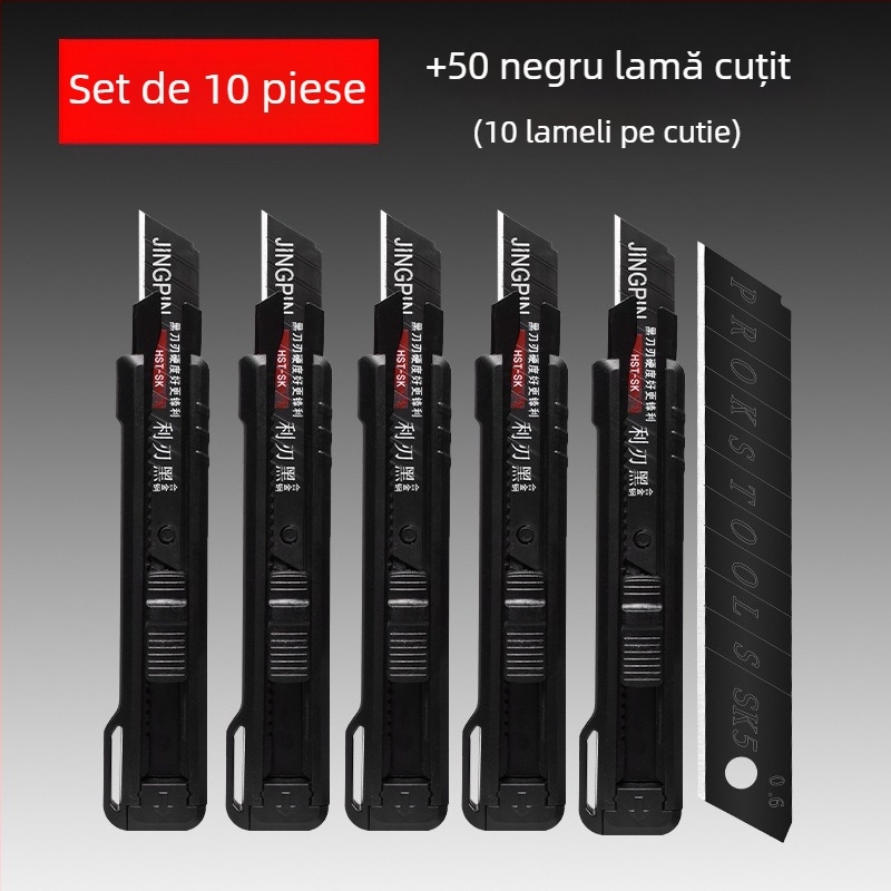 Bahai BH-Tool lamă de artă, construcție din plastic și oțel-carbon, lamă 0,6×18×100 mm, greutate 90 g