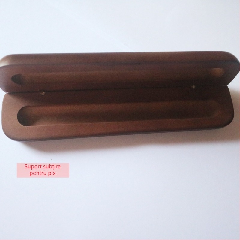 Cutie din bambus pentru stilou, cu gravură și personalizare a logo-ului