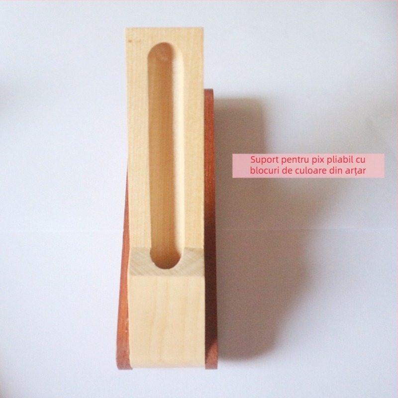 Cutie din bambus pentru stilou, cu gravură și personalizare a logo-ului