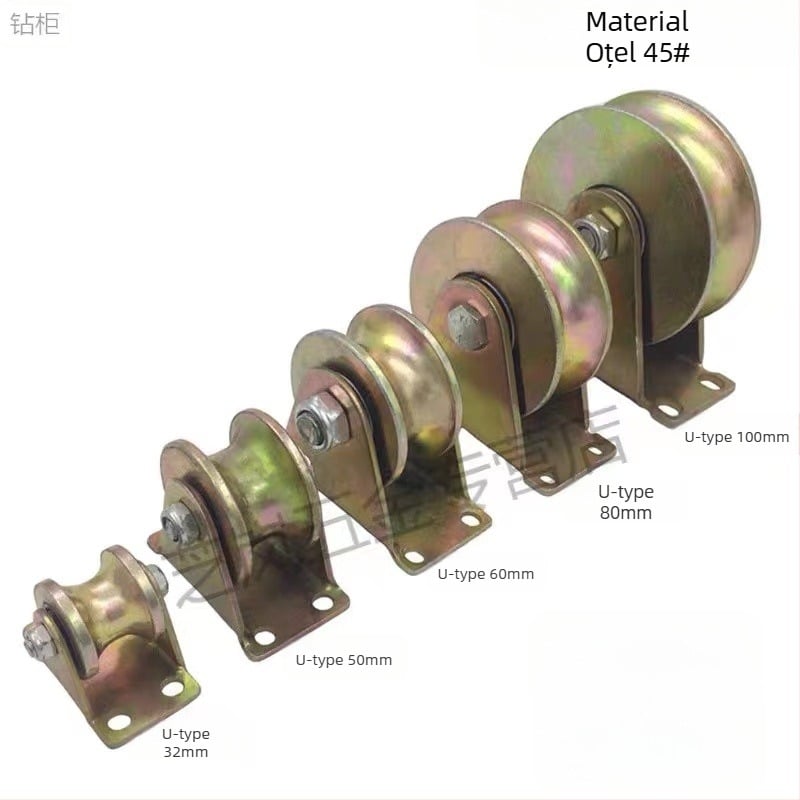 Rola Lu Ding pentru șine în formă de V și U, sistem cu roți pentru șină