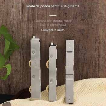 Roată inferioară pentru uși glisante de balcon, din oțel cu carbon, model H20230422, brand Shouli, pentru uși și ferestre, stil minimalist modern.