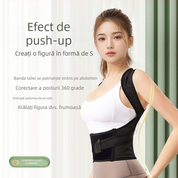 Pikachu Corector Postură Spate YA13115 – Nr. 13115, Susținere respirabilă, Suport dinamic pentru spate și partea superioară a corpului