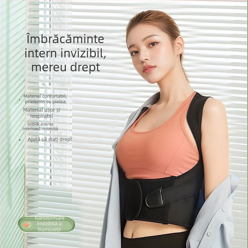 Pikachu Corector Postură Spate YA13115 – Nr. 13115, Susținere respirabilă, Suport dinamic pentru spate și partea superioară a corpului