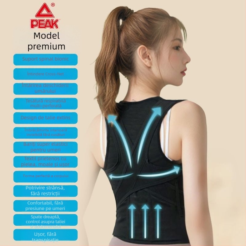 Pikachu Corector Postură Spate YA13115 – Nr. 13115, Susținere respirabilă, Suport dinamic pentru spate și partea superioară a corpului