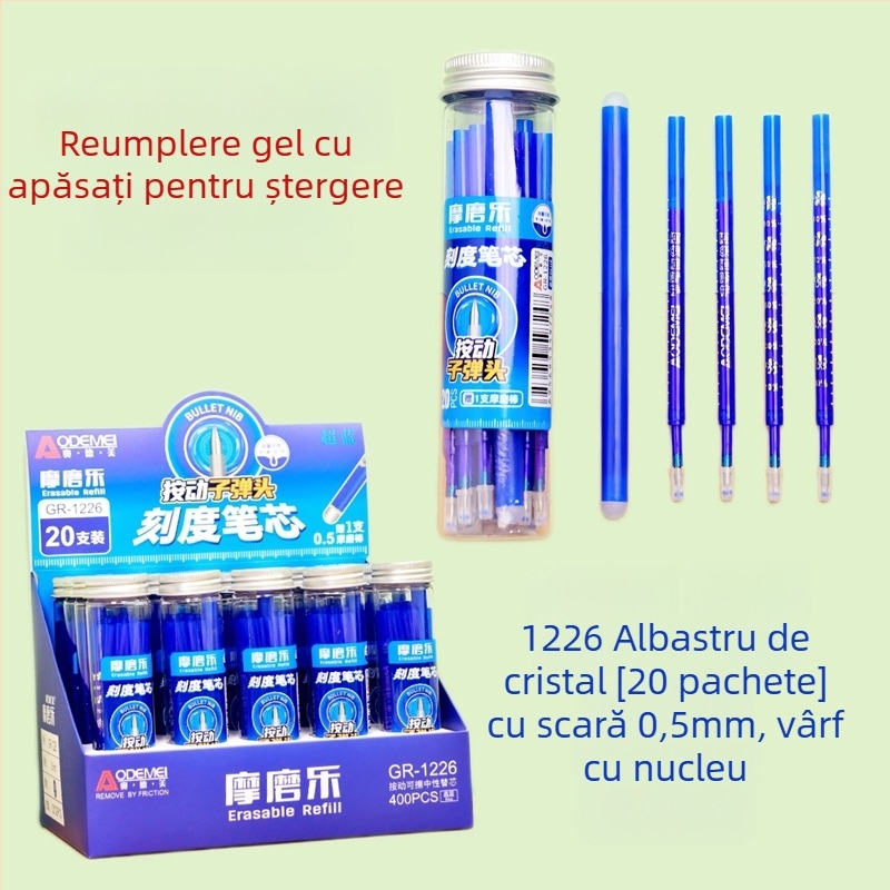 Refil Odami pentru stiloul gel, grosimea liniei 0,5 mm, model: 20 nuclee neutre