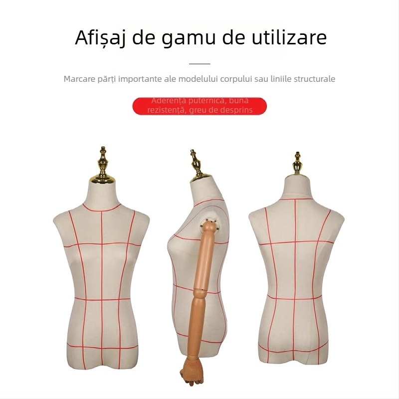 Bandă de mascare din hârtie texturată pentru realizarea de modele, aderență înaltă, tăiere în cruce, imprimare personalizabilă, hârtie de eliberare