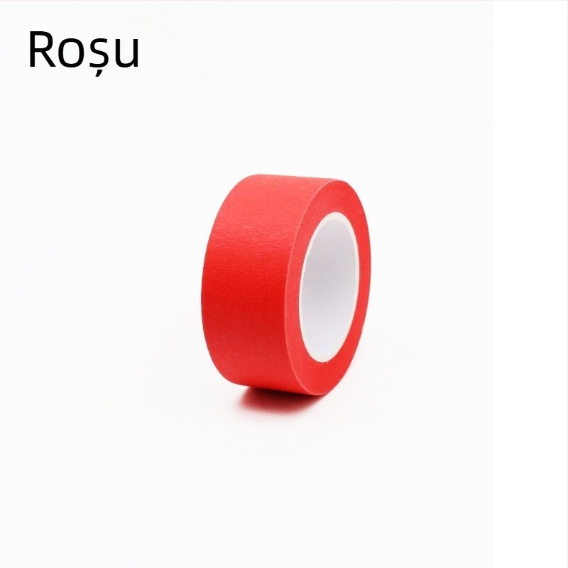 Bandă de mascare din hârtie texturată pentru realizarea de modele, aderență înaltă, tăiere în cruce, imprimare personalizabilă, hârtie de eliberare