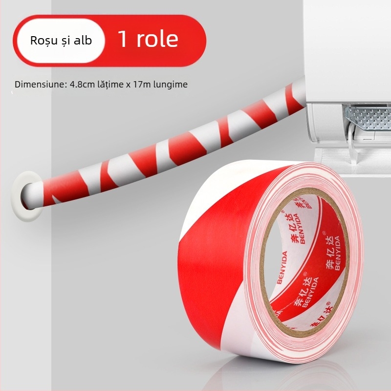 Bandă de înfășurare PVC pentru protecție exterioară a conductelor metalice – material de bază PVC, grosime 0,14 mm, rezistență la temperatură 60°C (scurt/lung), marca Ben yida