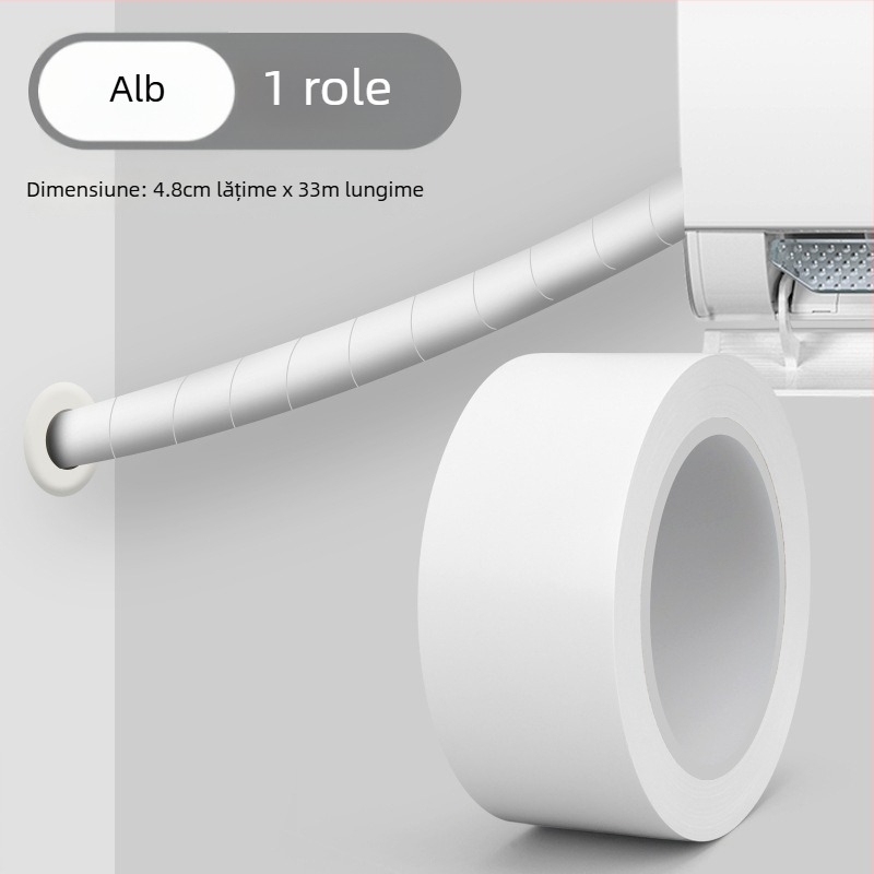 Bandă de înfășurare PVC pentru protecție exterioară a conductelor metalice – material de bază PVC, grosime 0,14 mm, rezistență la temperatură 60°C (scurt/lung), marca Ben yida