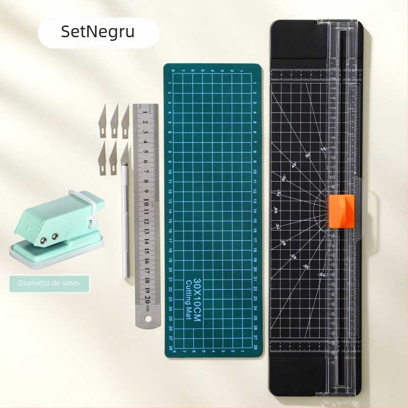 Tăietor de hârtie manual – Yinian, Plastic, Paper Cutter model, Cod 818, Scop: tăierea hârtiei