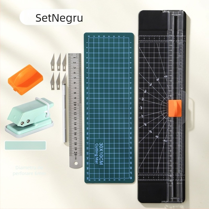 Tăietor de hârtie manual – Yinian, Plastic, Paper Cutter model, Cod 818, Scop: tăierea hârtiei