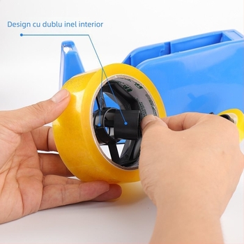 Tăietor și suport pentru bandă adezivă – de birou, din plastic, lățime până la 48 mm