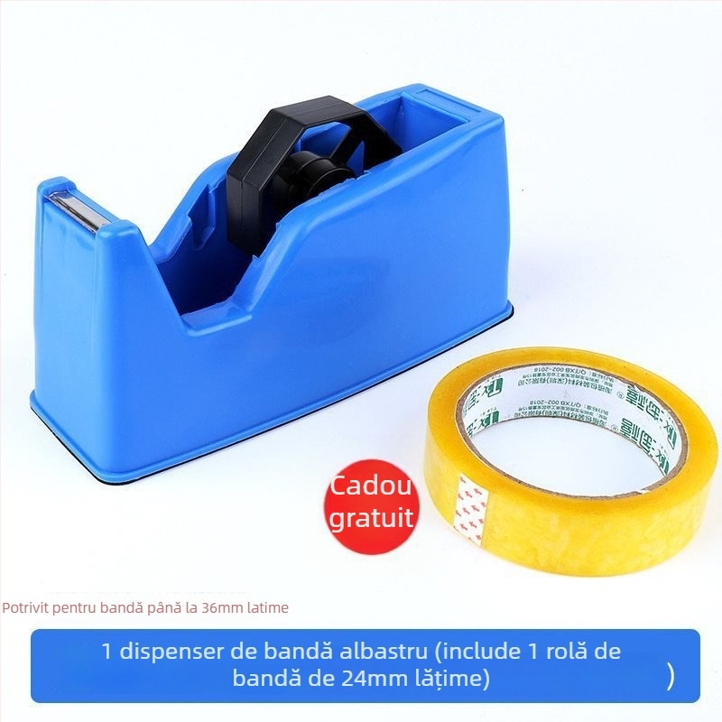 Tăietor și suport pentru bandă adezivă – de birou, din plastic, lățime până la 48 mm